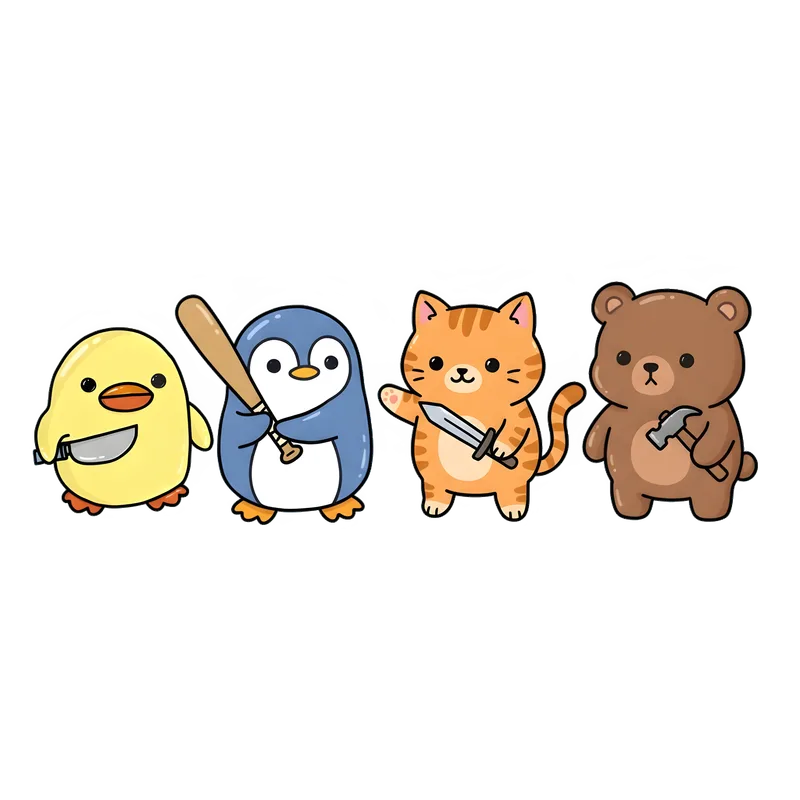 Adventurous Animal Squad Tee