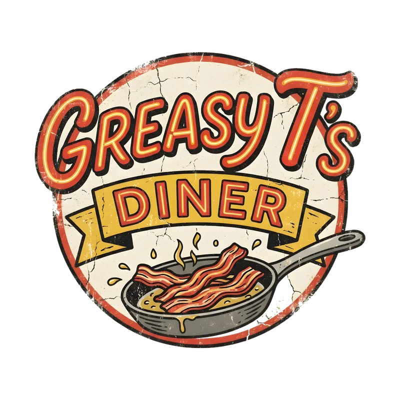 Retro Greasy T's Tee
