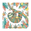 Colorful Sloth Adventure Tee