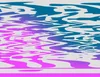 Neon Tide Wave Laptop Sleeve design — rippling water surface in a gradient from deep teal to electric magenta with organic