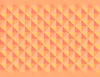 Warm Geometry Laptop Sleeve design — tessellating triangles in coral red, golden yellow, and soft peach with a blurred
