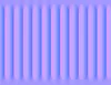 Neon Ridges Soft Wave Laptop Sleeve design — soft 3D vertical ridges with smooth gradients of periwinkle blue and bubblegum
