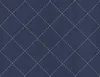 Navy Diamond Quilted Laptop Sleeve design — navy blue textured fabric with white dashed diagonal diamond grid and small