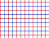 American Plaid Laptop Sleeve design — red and blue intersecting plaid stripes on a white background forming a classic