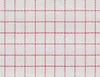 Classic Red Windowpane Laptop Sleeve design — evenly spaced red windowpane grid lines on a white woven-texture background