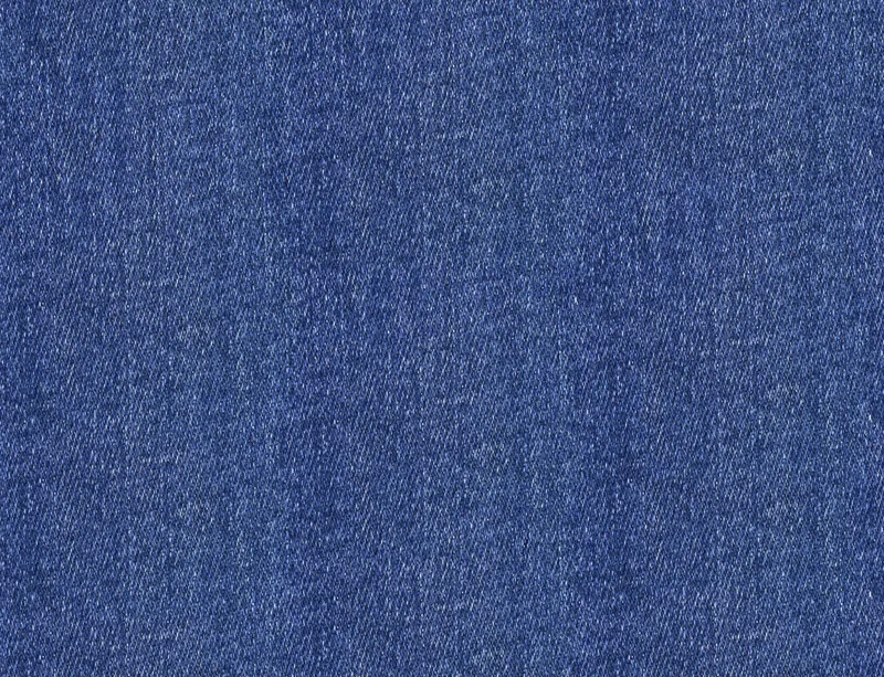 Classic Denim Texture Laptop Sleeve design — close-up medium-wash blue denim fabric texture with visible diagonal twill