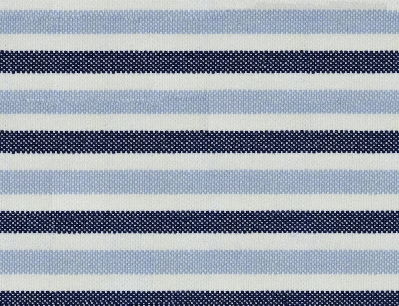 Nautical Stripe Laptop Sleeve design — horizontal woven stripes in alternating navy, powder blue, and white in a classic