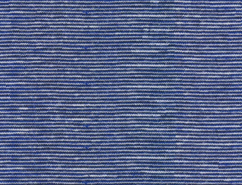 Ocean Ripple Knit Stripe Laptop Sleeve design — tightly knit horizontal stripe pattern in deep cobalt blue and white