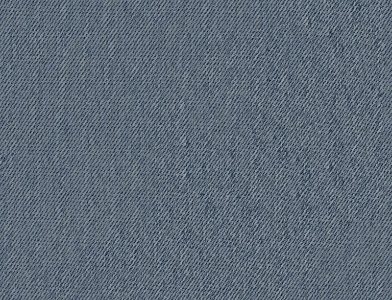 Classic Denim Twill Laptop Sleeve design — close-up of a soft blue-grey diagonal twill weave texture resembling worn denim