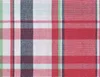 Classic Plaid Laptop Sleeve design — red, navy, forest green, and white woven tartan plaid check pattern with layered