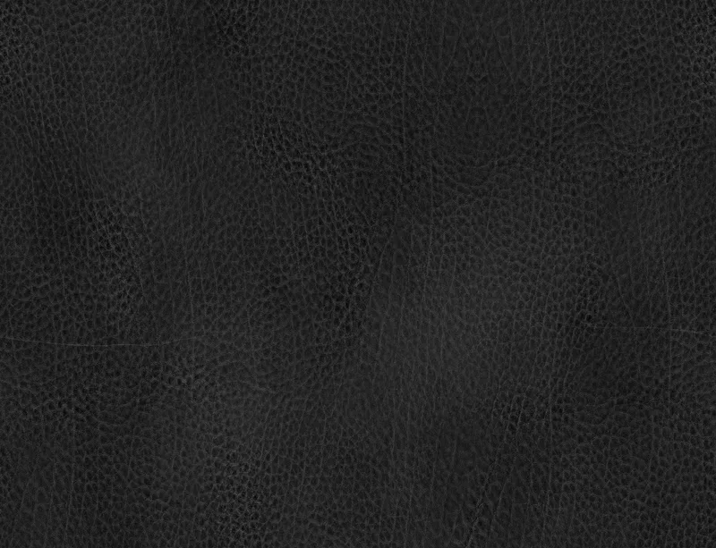 Midnight Black Leather Texture Laptop Sleeve design — close-up black leather surface with organic grain pattern, natural