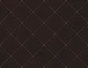 Espresso Dark Diamond Quilted Laptop Sleeve design — diagonal diamond grid with dashed stitch lines and cross accents
