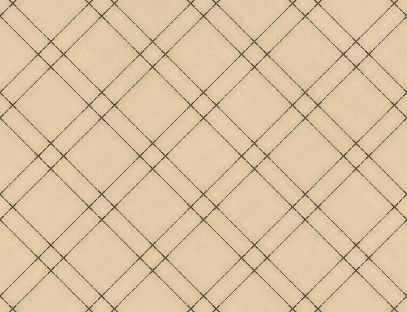 Classic Plaid Lattice Laptop Sleeve design — diagonal lattice plaid pattern with fine dark lines crossing over warm sand