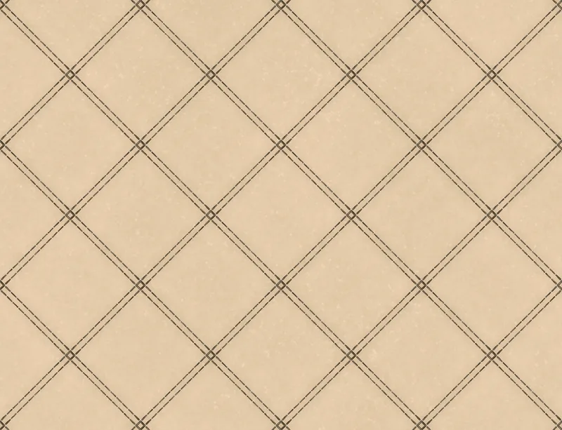 Classic Diamond Grid Laptop Sleeve design — diagonal double-line diamond lattice with small square accents at intersections