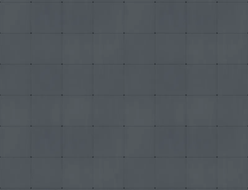 Charcoal Slate Grid Minimal Laptop Sleeve design — uniform grid of dark charcoal square tiles with thin seam lines