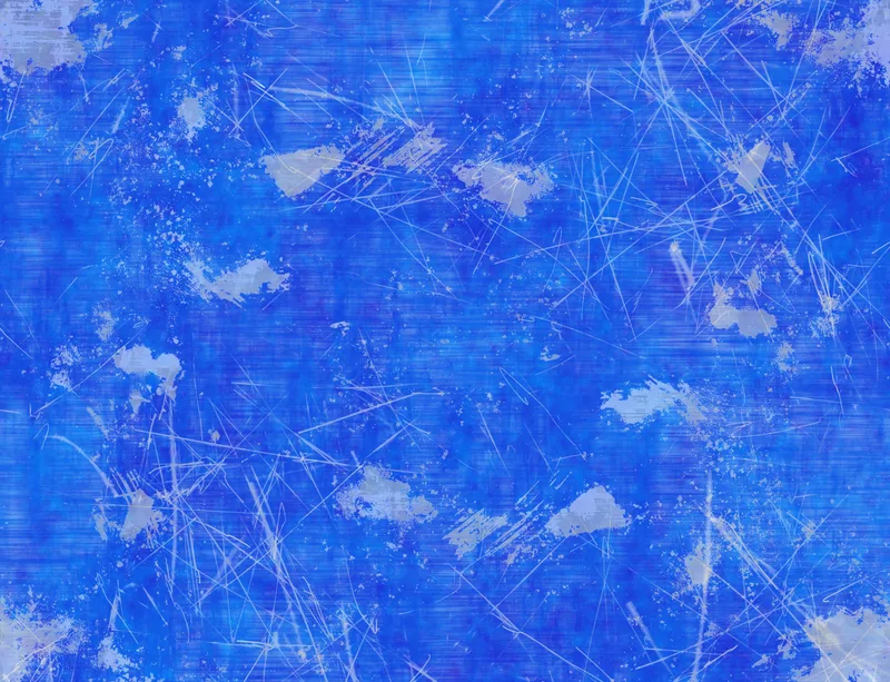 Electric Blue Storm Laptop Sleeve design — vivid cobalt blue background with scattered white scratch lines and silver-gray