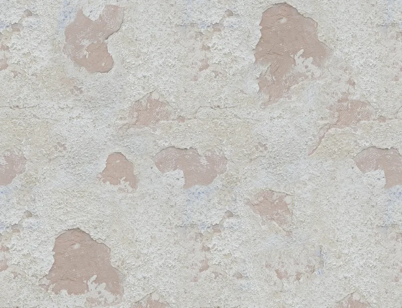 Ancient Plaster Wall Laptop Sleeve design — peeling plaster wall with layers of chalky white, warm blush, and soft