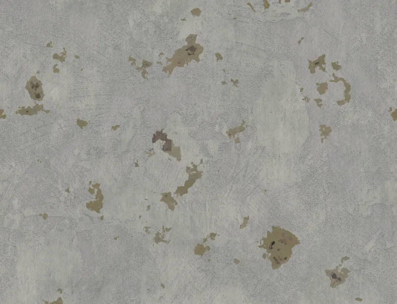 Urban Concrete Weathered Patina Laptop Sleeve design — weathered grey concrete surface with scattered golden-brown mineral