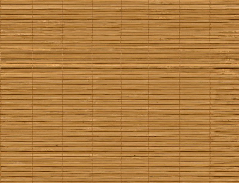 Bamboo Weave Laptop Sleeve design — close-up woven bamboo mat texture in warm honey and golden brown tones with horizontal